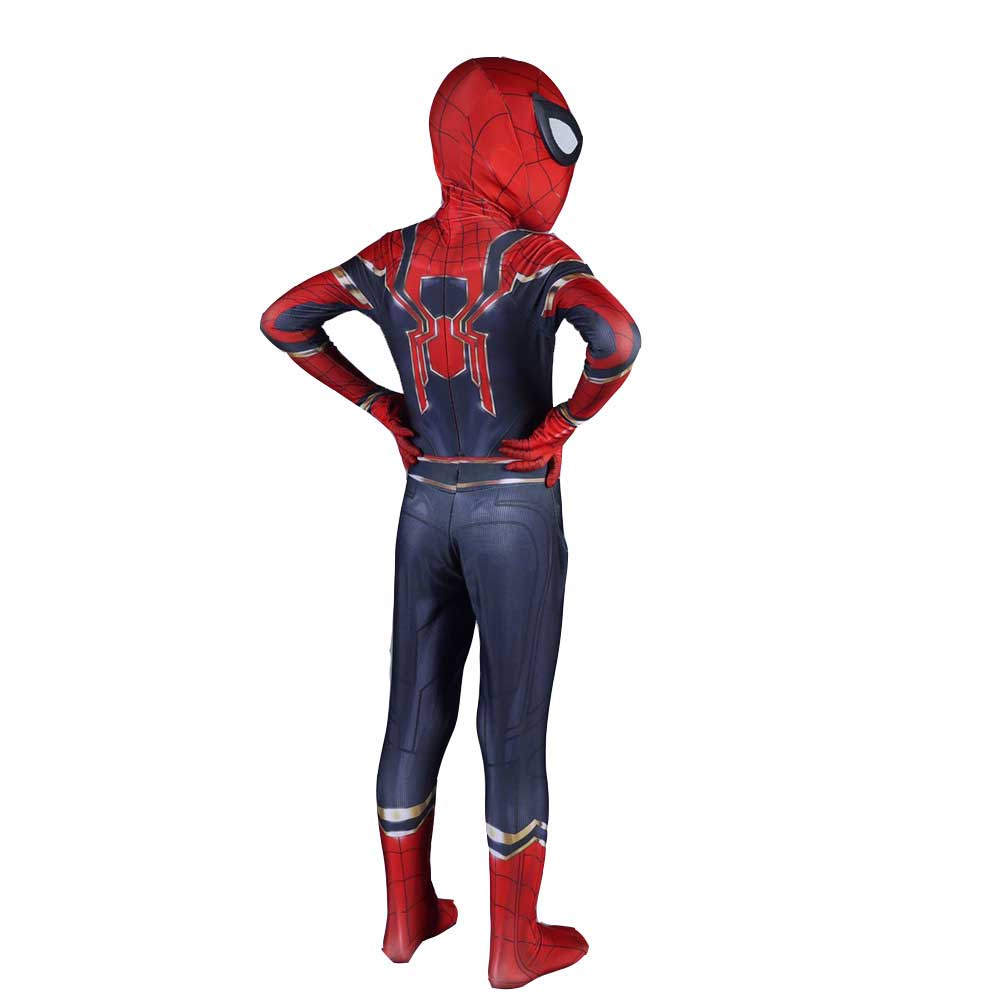 Vestito del ragno del ferro dei bambini Spiderman Peter Parker