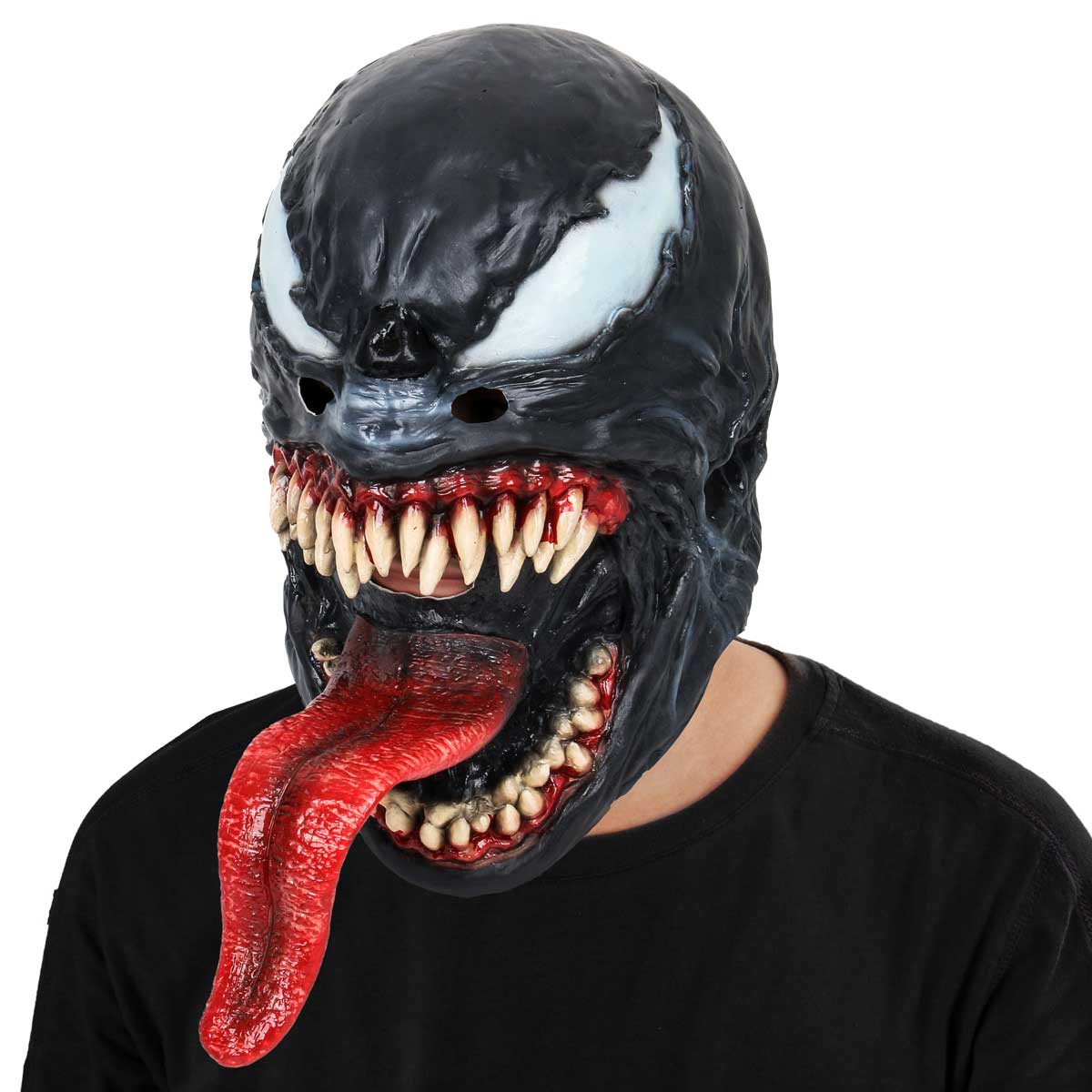 Maschera di Venom, Venom Deluxe Maschera, Maschera di Halloween Spaventosa,  Venom per Bambini Feste in Maschera Compleanni Natale Cosplay Maschera per  Feste : : Giochi e giocattoli