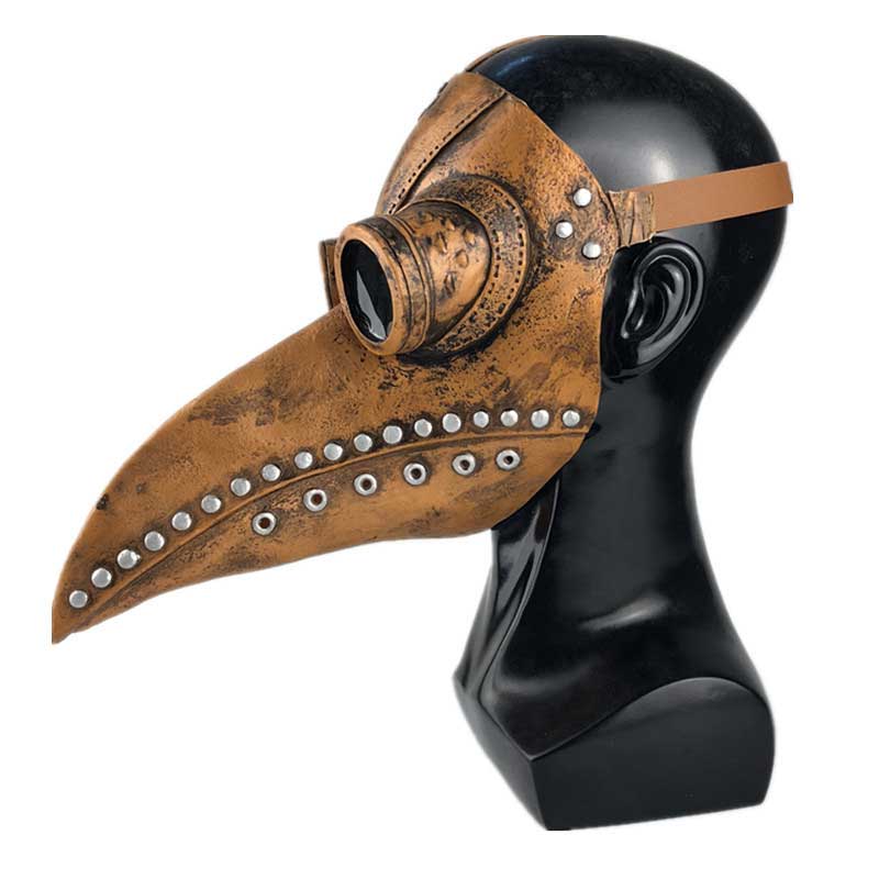 Scary Raven Gothic plague Dottore Halloween Cosplay della maschera di Creepy black Death becco Costume persona props